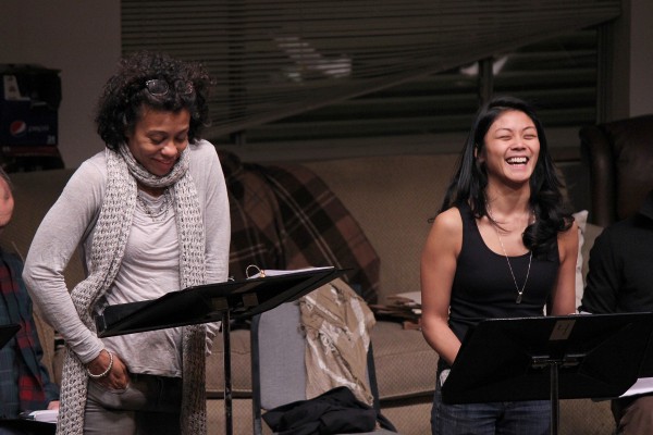 "Grace, or the Art of Climbing" made the leap from the 2012 Colorado New Play Summit to its full world premiere presentation now being staged by the Denver Center Theatre Company. Above are Karen Pittman and Teresa Avia Lim at the 2012 Summit. 